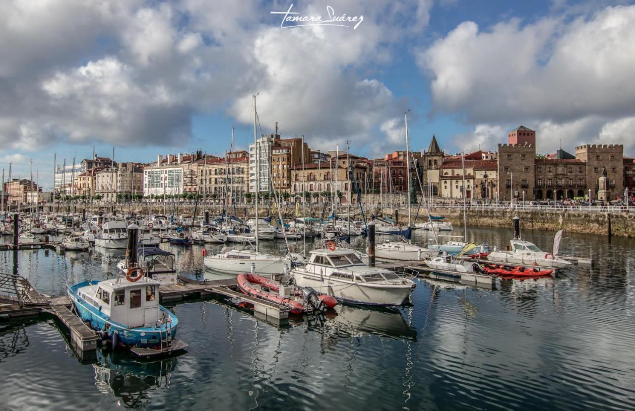 Duplex 21, Alojamiento Cerca De La Playa Con Wifi Gijon Exterior photo